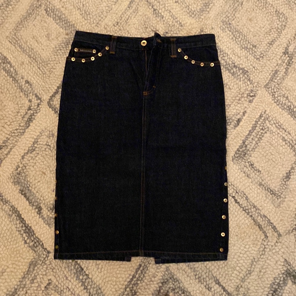 Dolce and gabbana denim skirt
